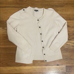 Cream button up cardigan